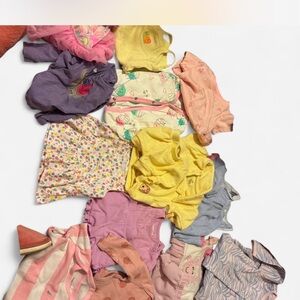 Colorful Baby Clothing Bundle-13 pieces 3/6 and 6/9 months